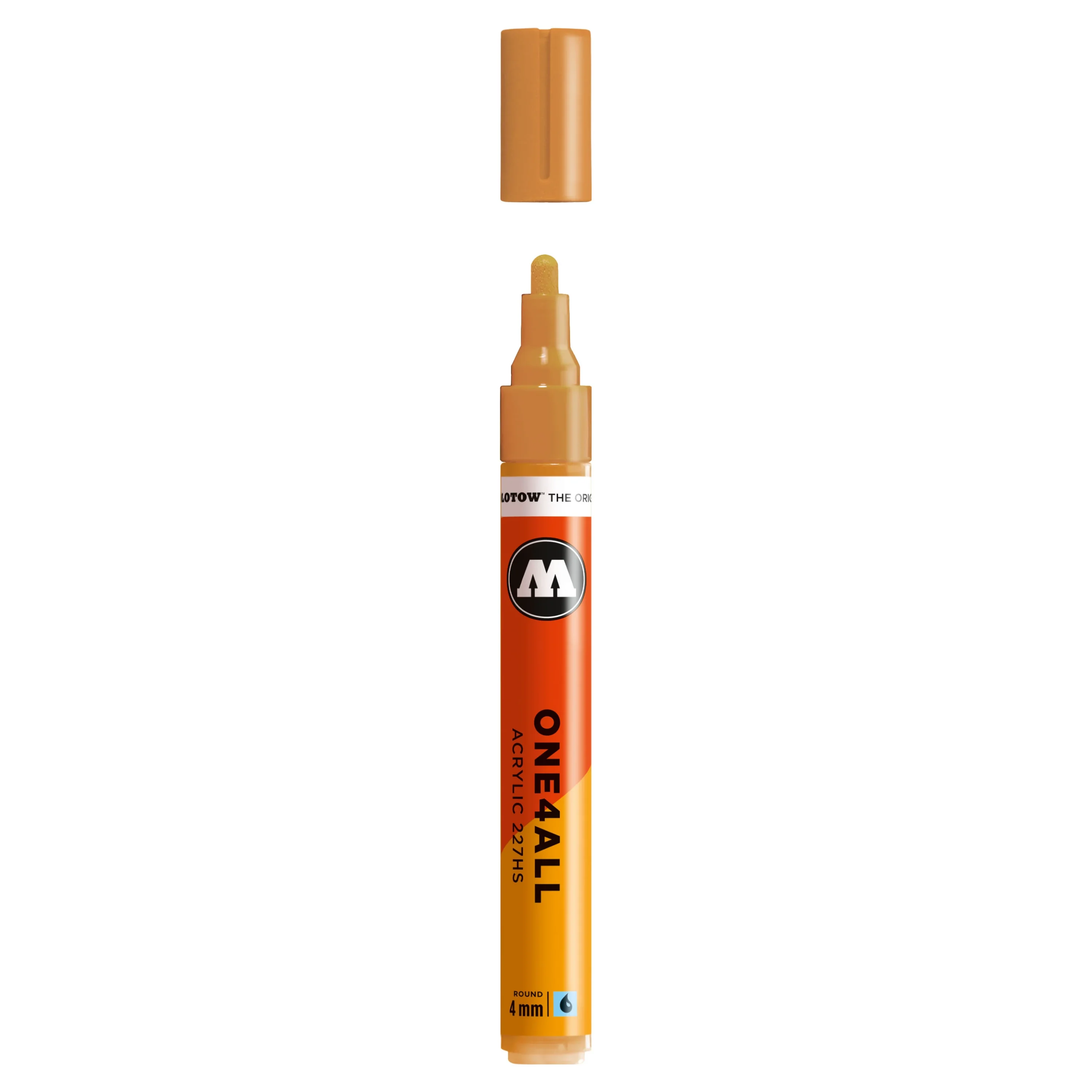 Molotow ONE4ALL 227HS Verfstift Oker Bruin Licht - Acrylmarker 4 mm