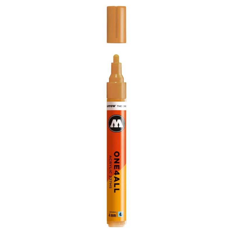 Molotow ONE4ALL 227HS Verfstift Oker Bruin Licht - Acrylmarker 4 mm