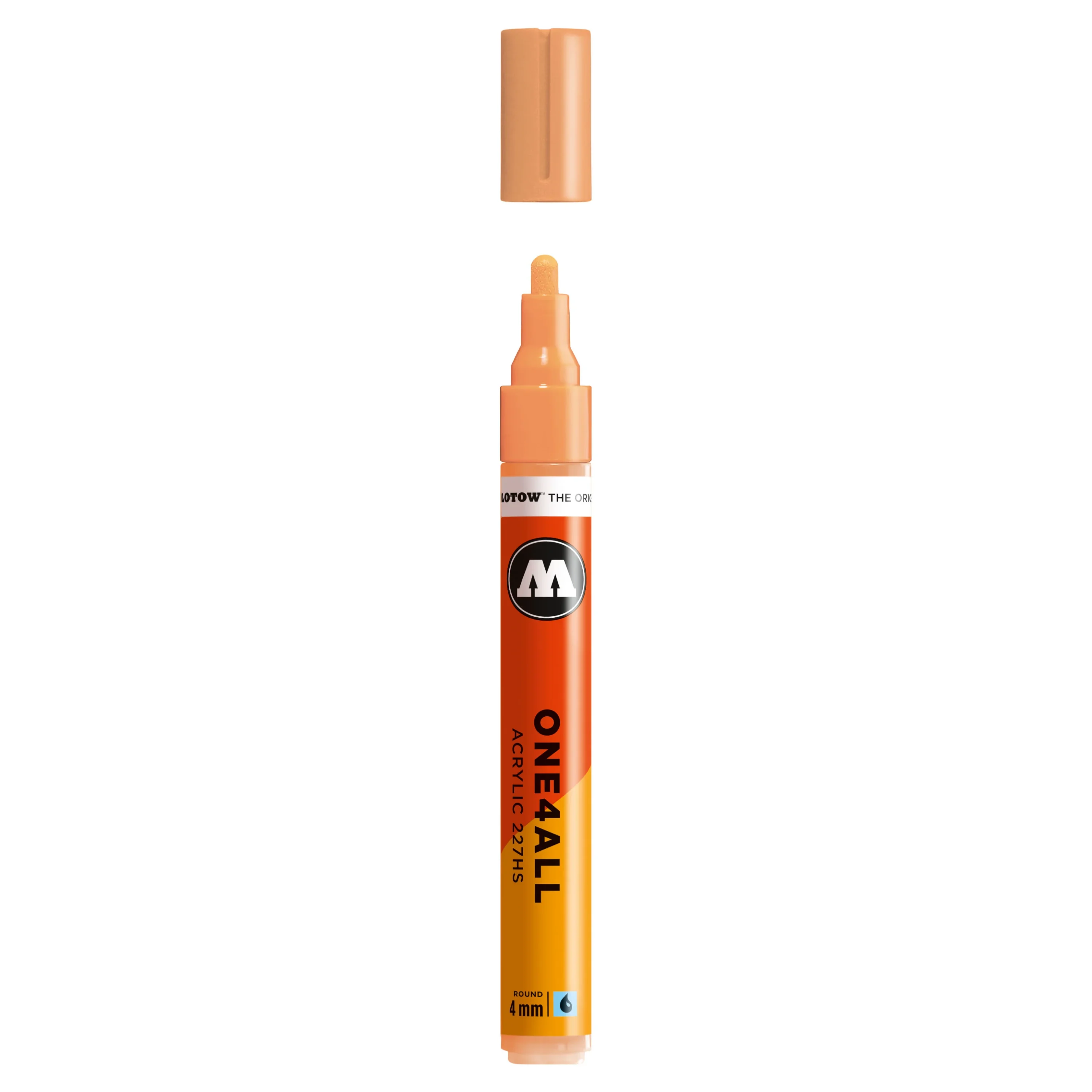 Molotow ONE4ALL 227HS Verfstift Perzik Pastel - Acrylmarker 4 mm