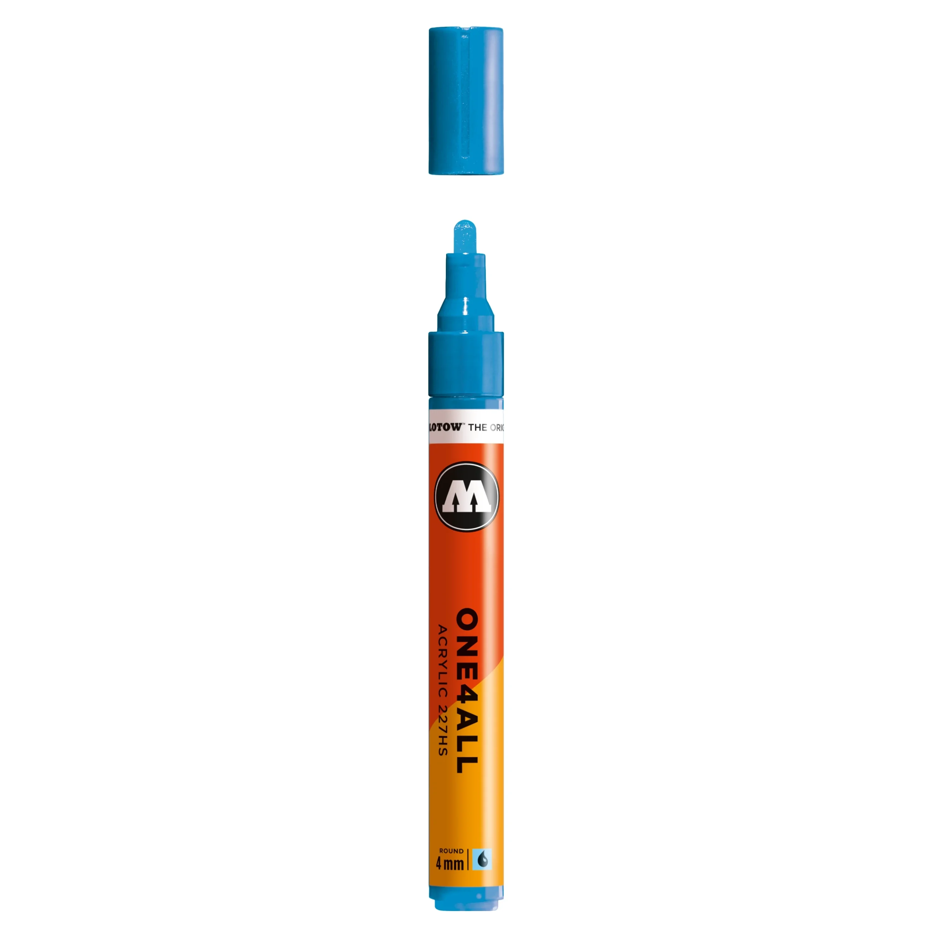 Molotow ONE4ALL 227HS Verfstift Schock Blauw - Acrylmarker 4 mm