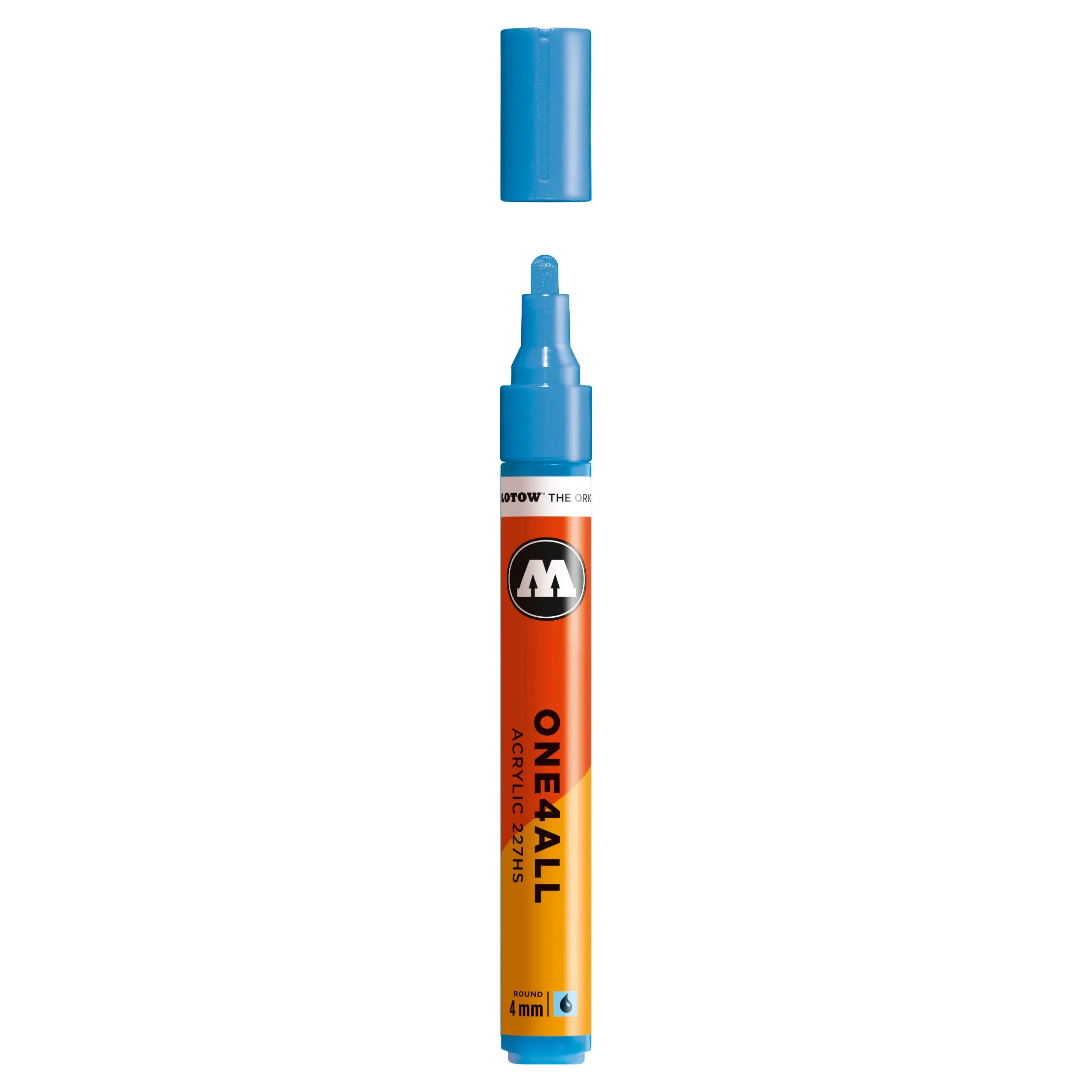 Molotow ONE4ALL 227HS Verfstift Schock Blauw Midden - Acrylmarker 4 mm