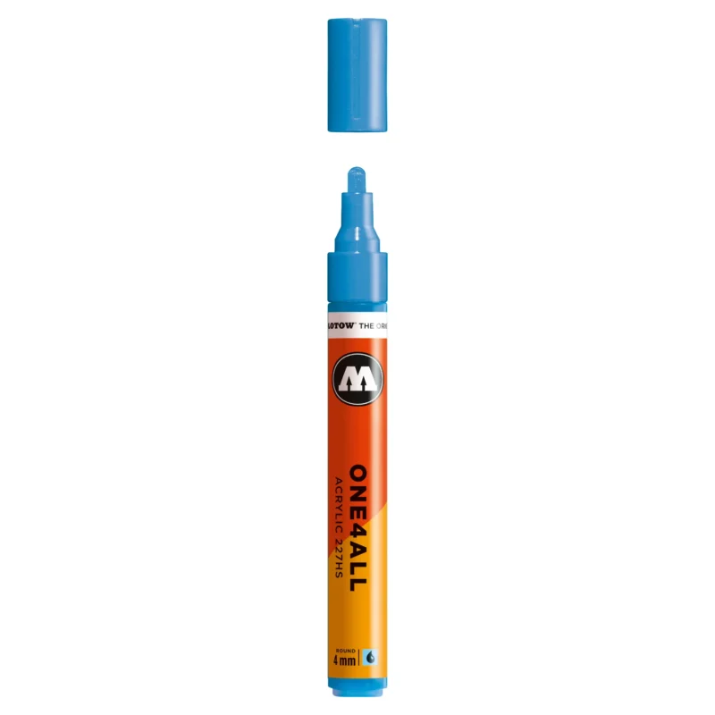 Molotow ONE4ALL 227HS Verfstift Schock Blauw Midden - Acrylmarker 4 mm