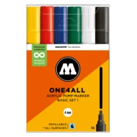 Molotow ONE4ALL 227HS Verfstift Set Basis 10 Stuks - Acrylmarker 4 mm