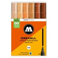 molotow-one4all-227hs-verfstift-set-hout-6-stuks-acrylmarker-4-mm Molotow One4all 227hs Verfstift Set Hout 6 Stuks Acrylmarker 4 Mm