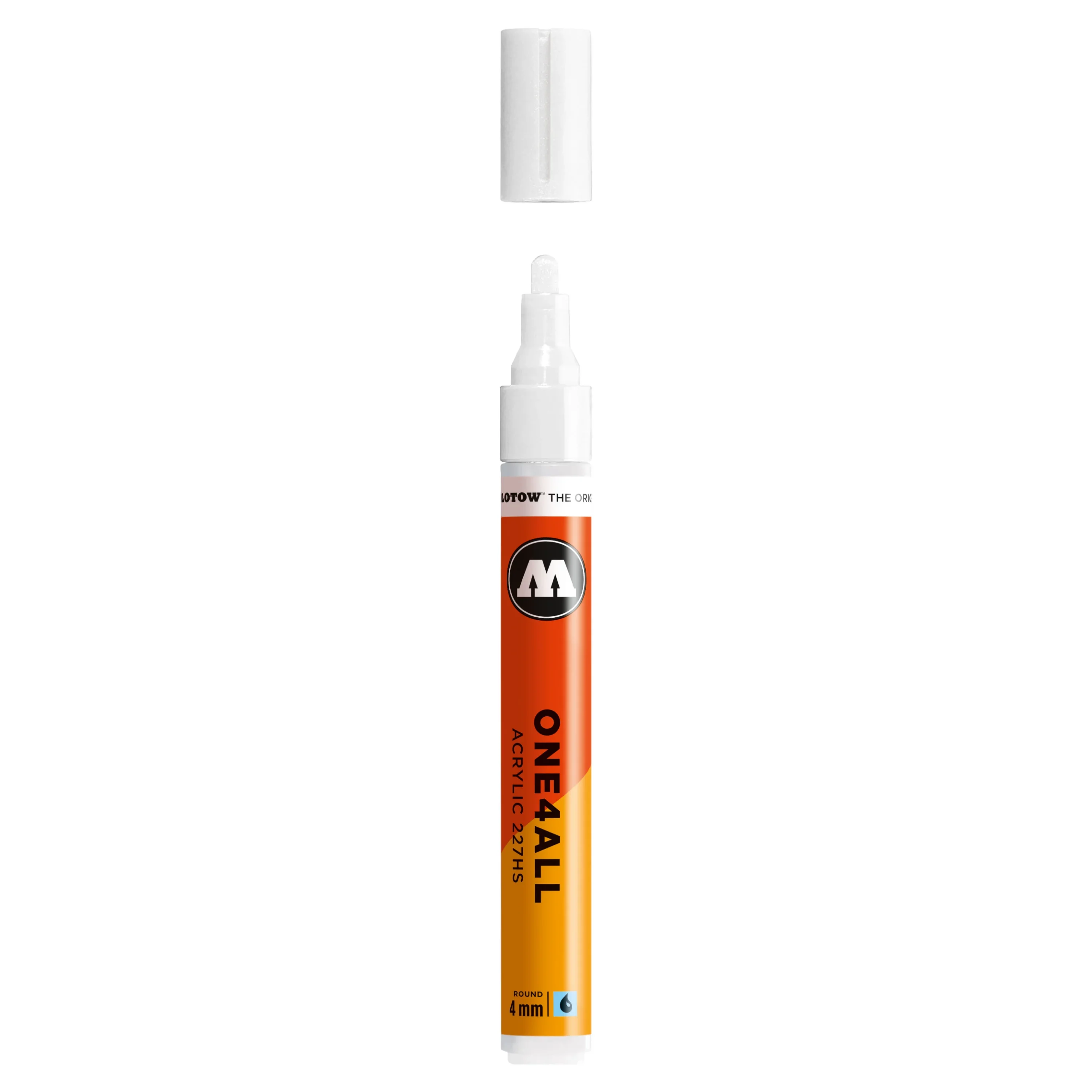 Molotow ONE4ALL 227HS Verfstift Signaal Wit - Acrylmarker 4 mm