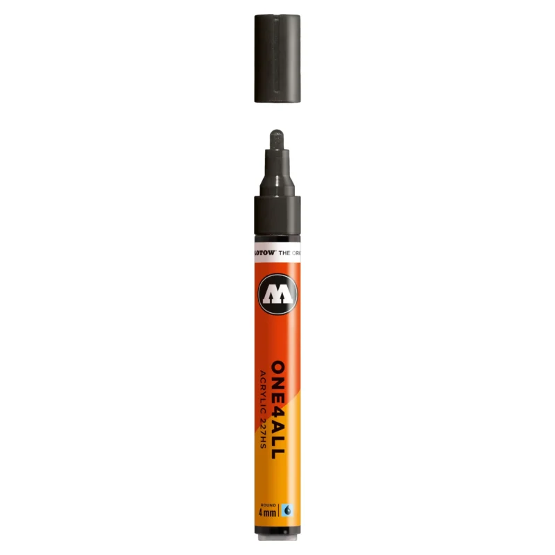 Molotow ONE4ALL 227HS Verfstift Signaal Zwart - Acrylmarker 4 mm