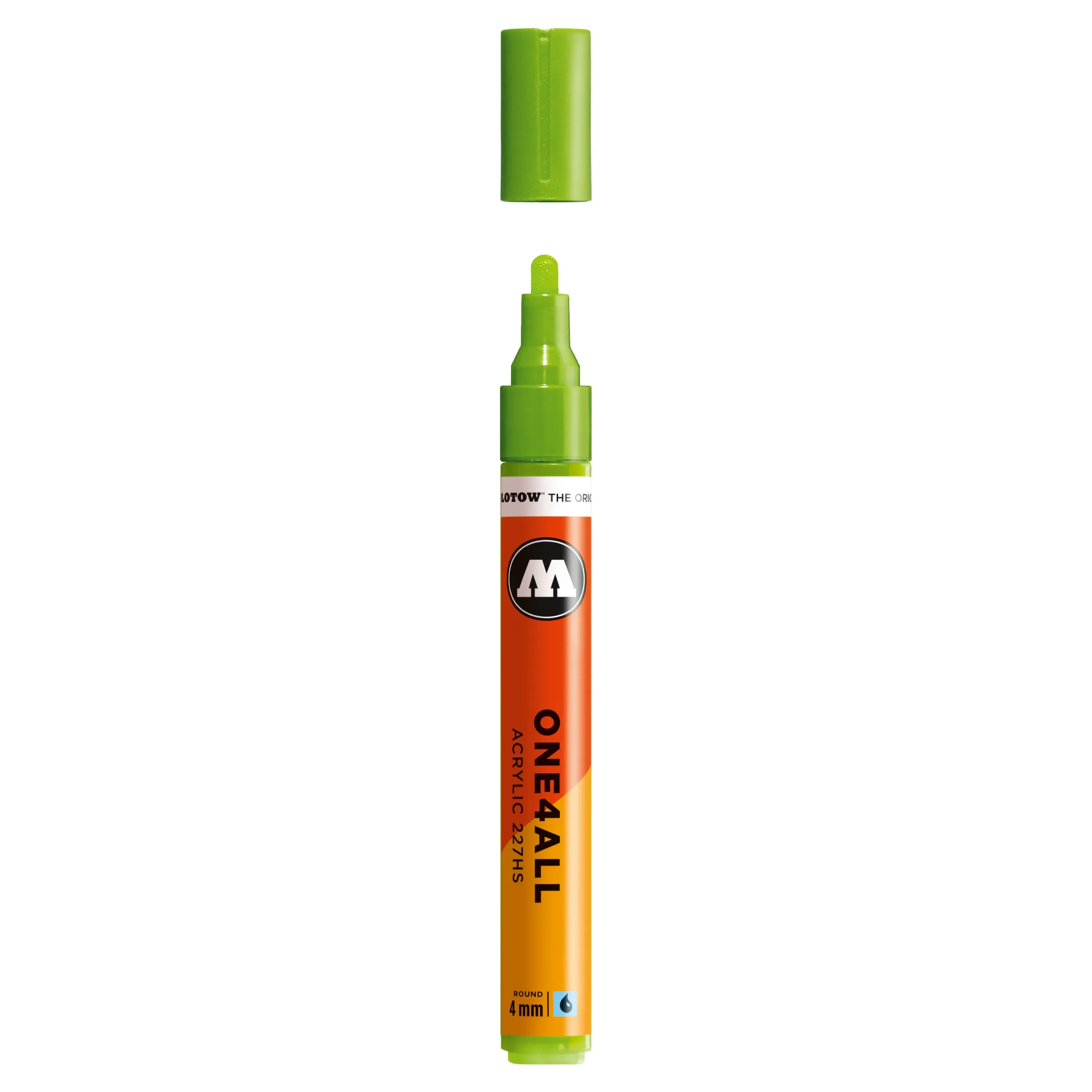 Molotow ONE4ALL 227HS Verfstift Sprinkhaan Groen - Acrylmarker 4 mm