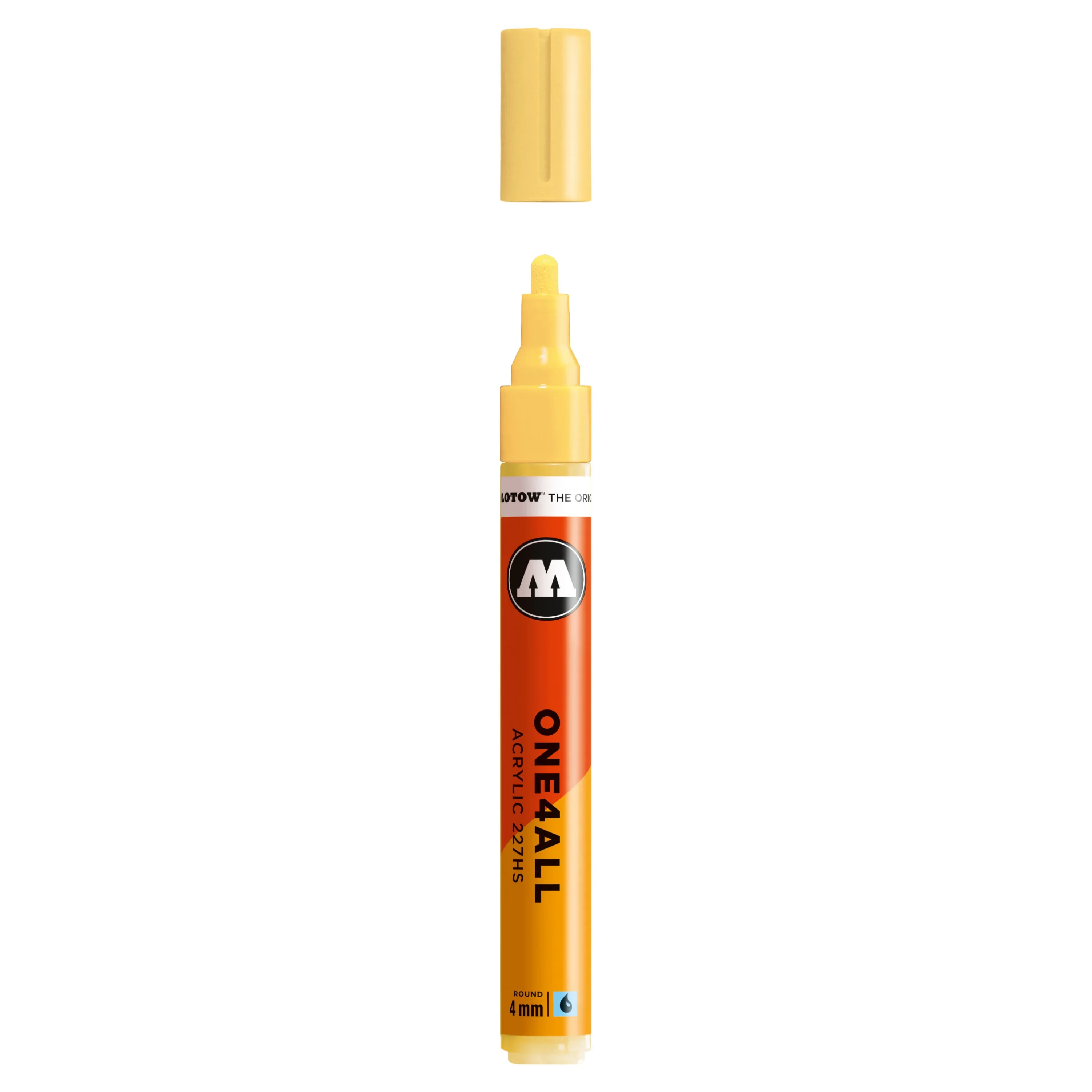 Molotow ONE4ALL 227HS Verfstift Vanille Pastel - Acrylmarker 4 mm