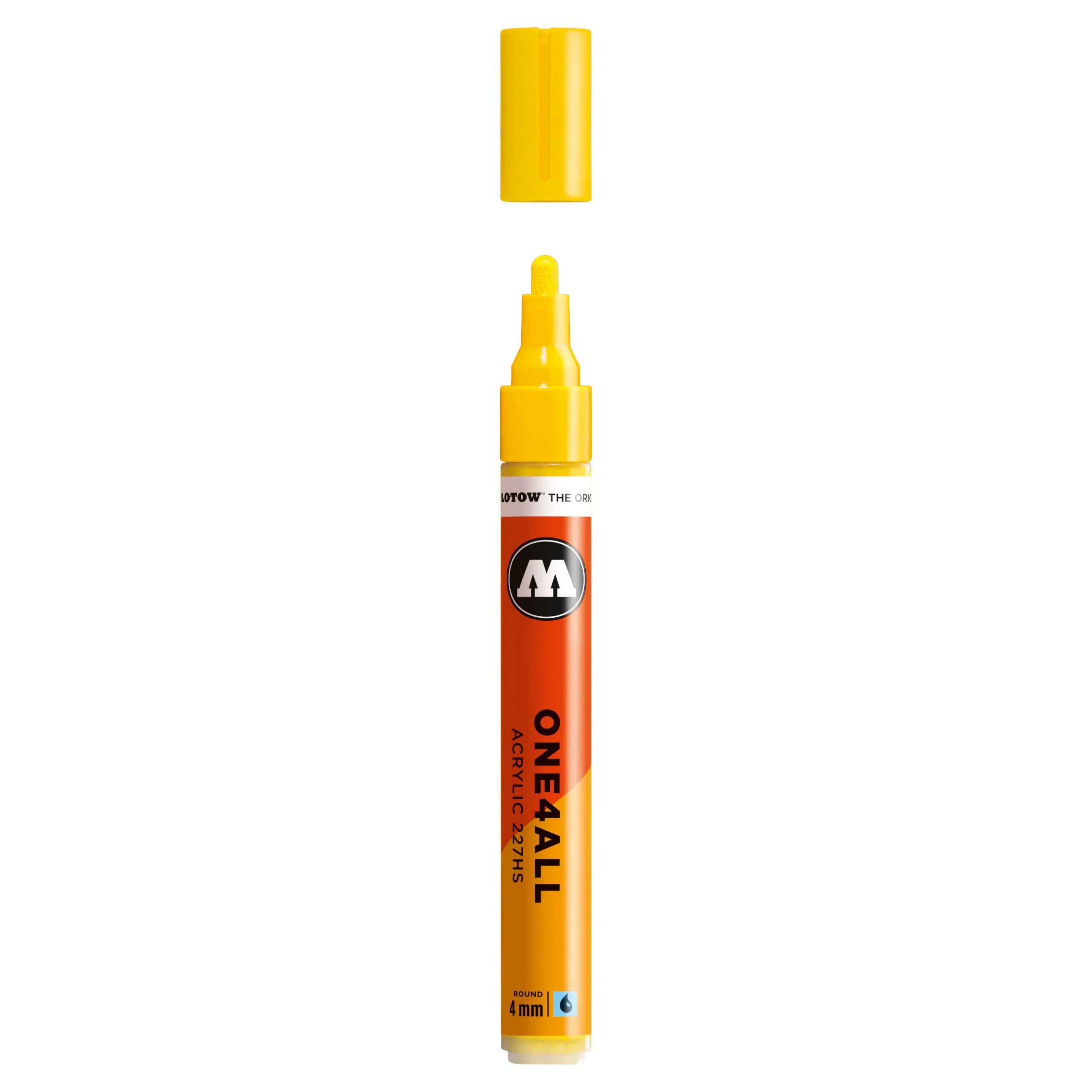 Molotow ONE4ALL 227HS Verfstift Zink Geel - Acrylmarker 4 mm