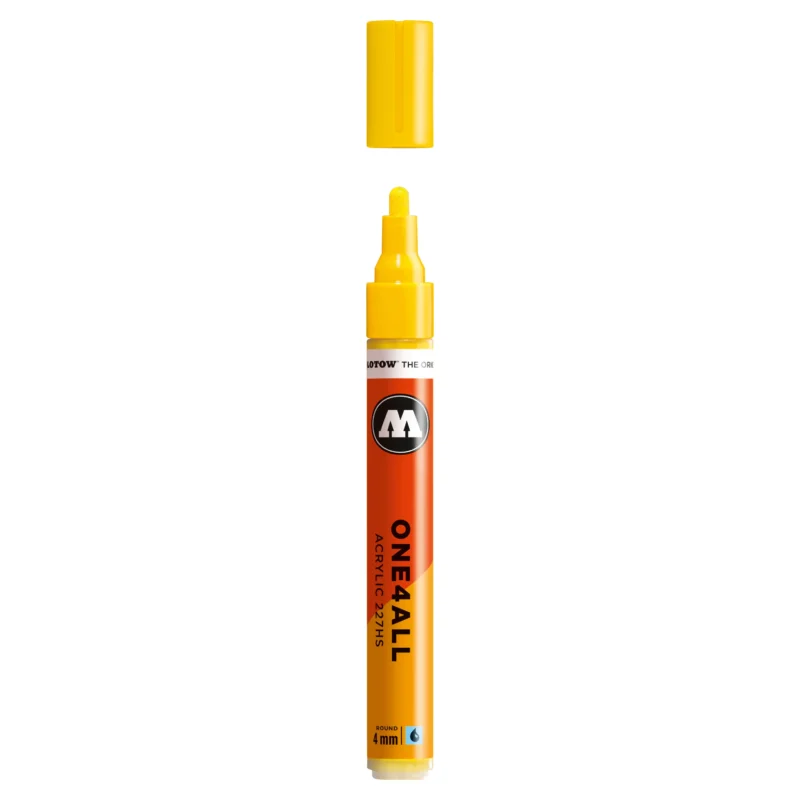 Molotow ONE4ALL 227HS Verfstift Zink Geel - Acrylmarker 4 mm