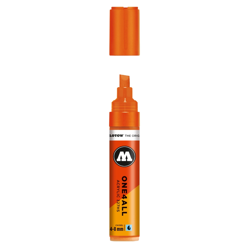 Molotow ONE4ALL 327HS Verfstift Dare Oranje - Acrylmarker 4-8 mm