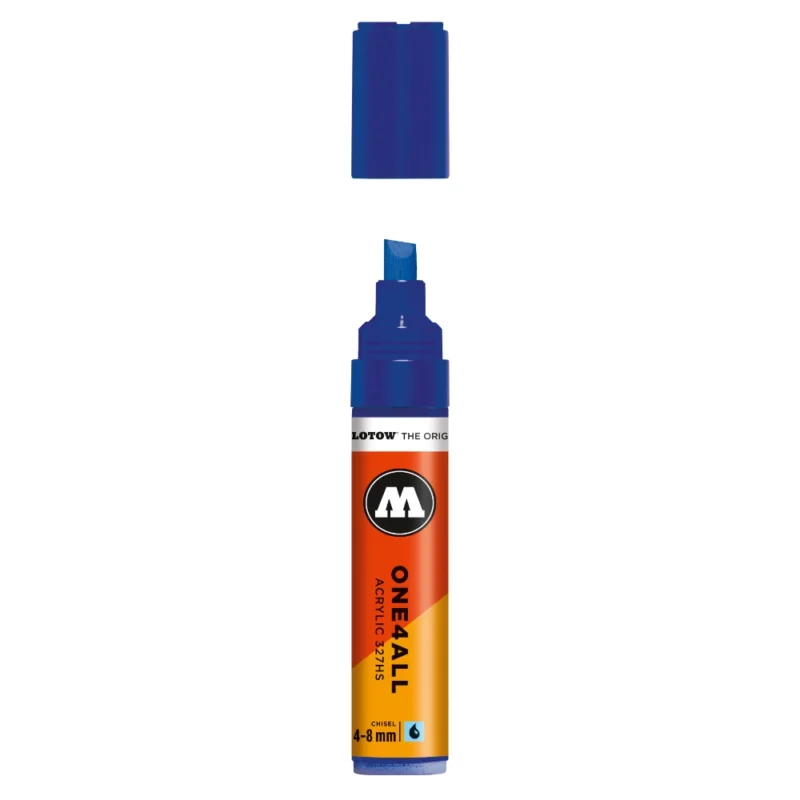 Molotow ONE4ALL 327HS Verfstift Echt Blauw - Acrylmarker 4-8 mm