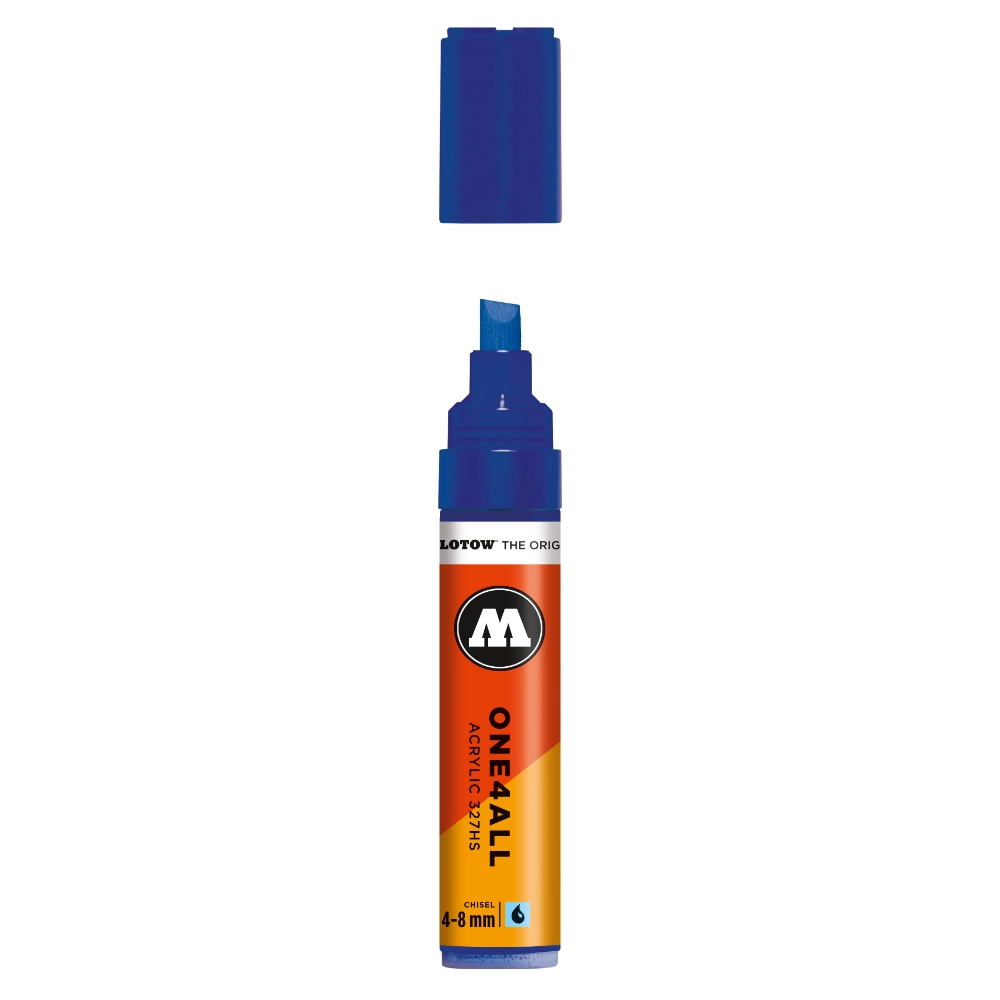 Molotow ONE4ALL 327HS Verfstift Echt Blauw - Acrylmarker 4-8 mm