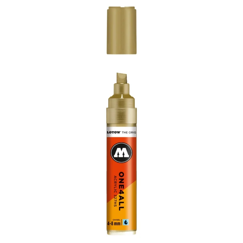 Molotow ONE4ALL 327HS Verfstift Goud - Acrylmarker 4-8 mm