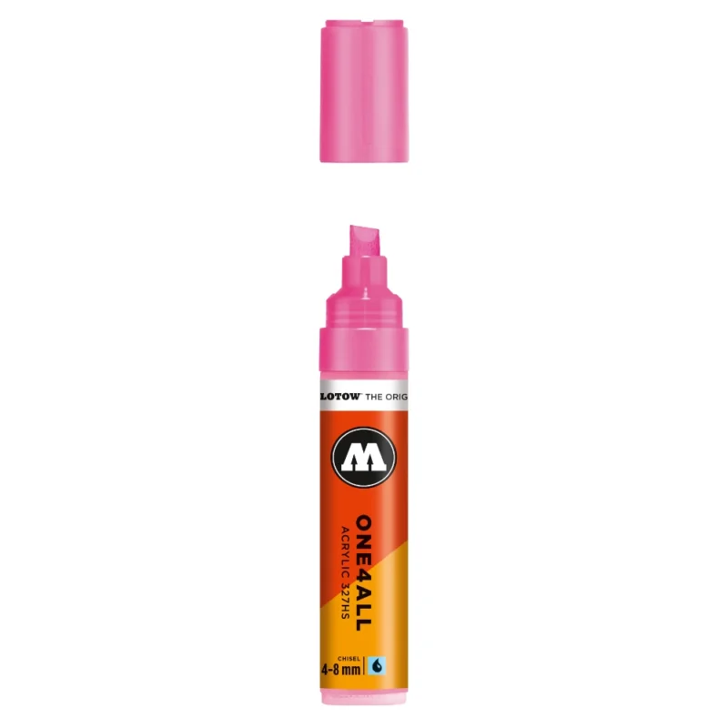 Molotow ONE4ALL 327HS Verfstift Neon Roze - Acrylmarker 4-8 mm