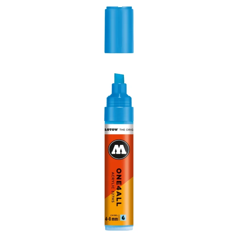Molotow ONE4ALL 327HS Verfstift Schock Blauw Midden - Acrylmarker 4-8 mm