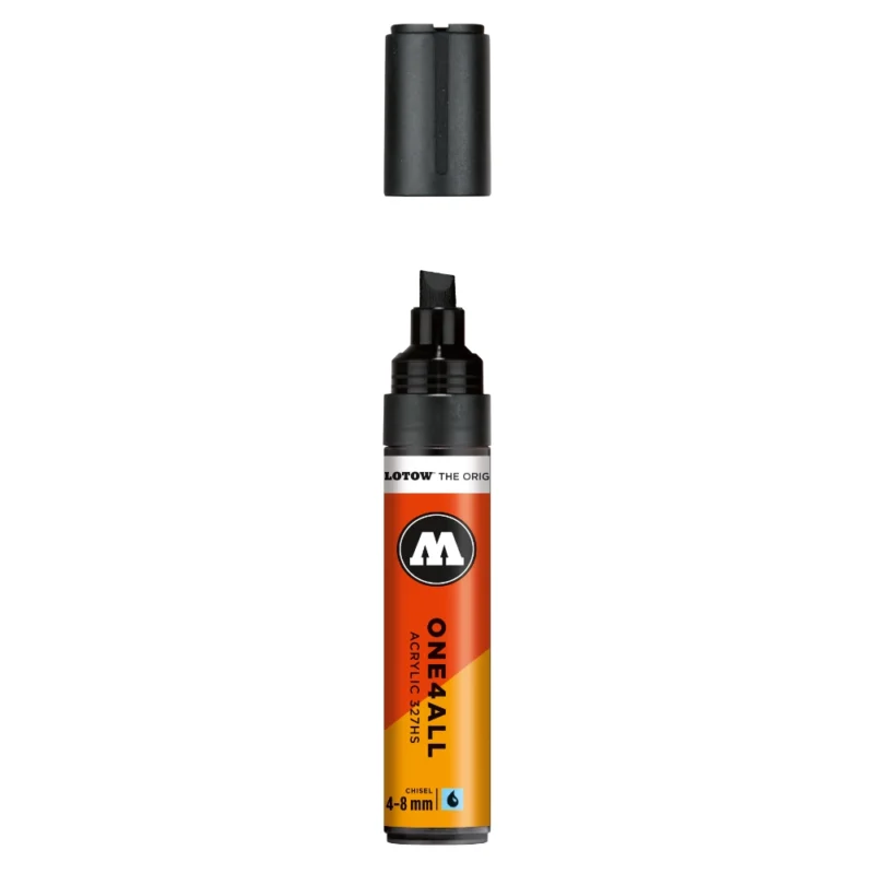 Molotow ONE4ALL 327HS Verfstift Signaal Zwart - Acrylmarker 4-8 mm