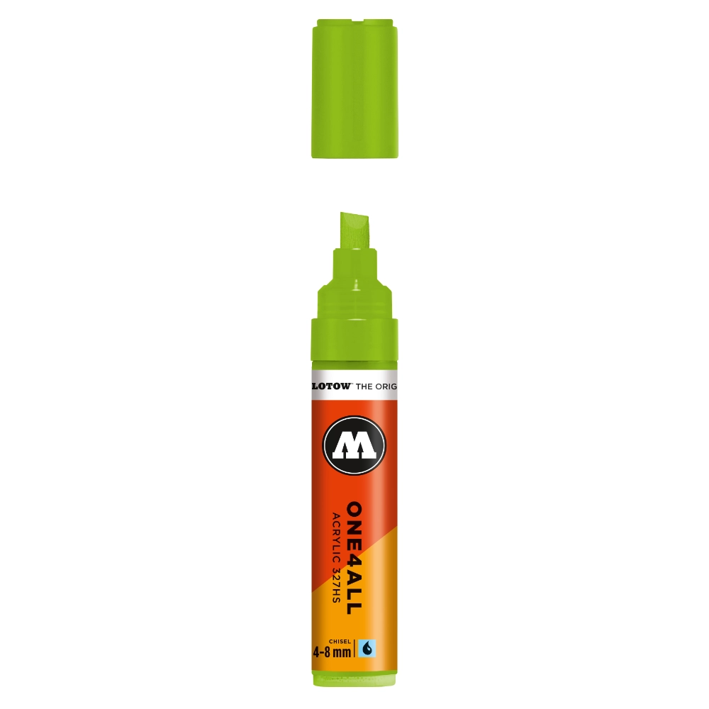 Molotow ONE4ALL 327HS Verfstift Sprinkhaan Groen - Acrylmarker 4-8 mm
