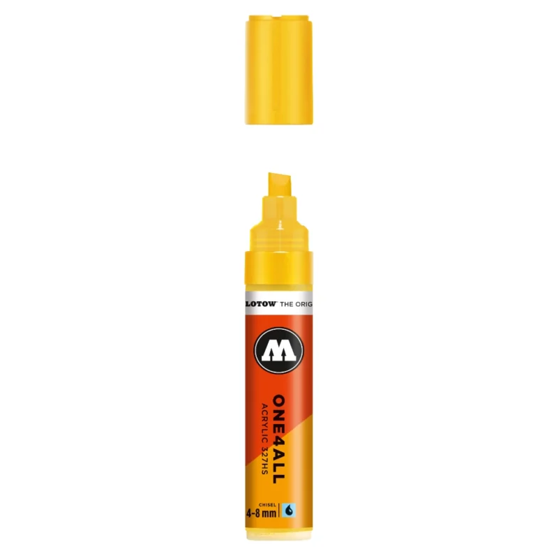 Molotow ONE4ALL 327HS Verfstift Zink Geel - Acrylmarker 4-8 mm