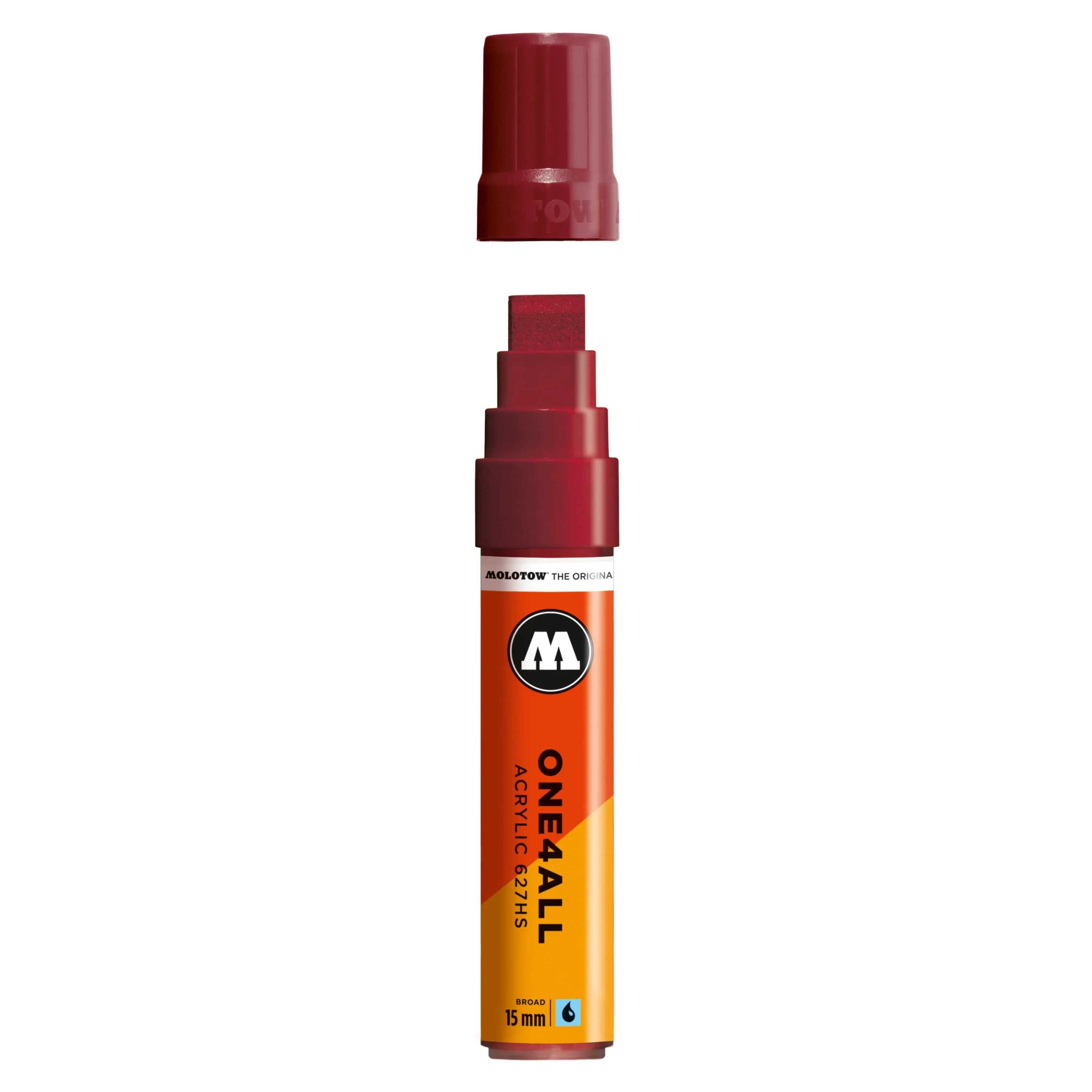 Molotow ONE4ALL 627HS Verfstift Bordeaux Rood - Acrylmarker 15 mm