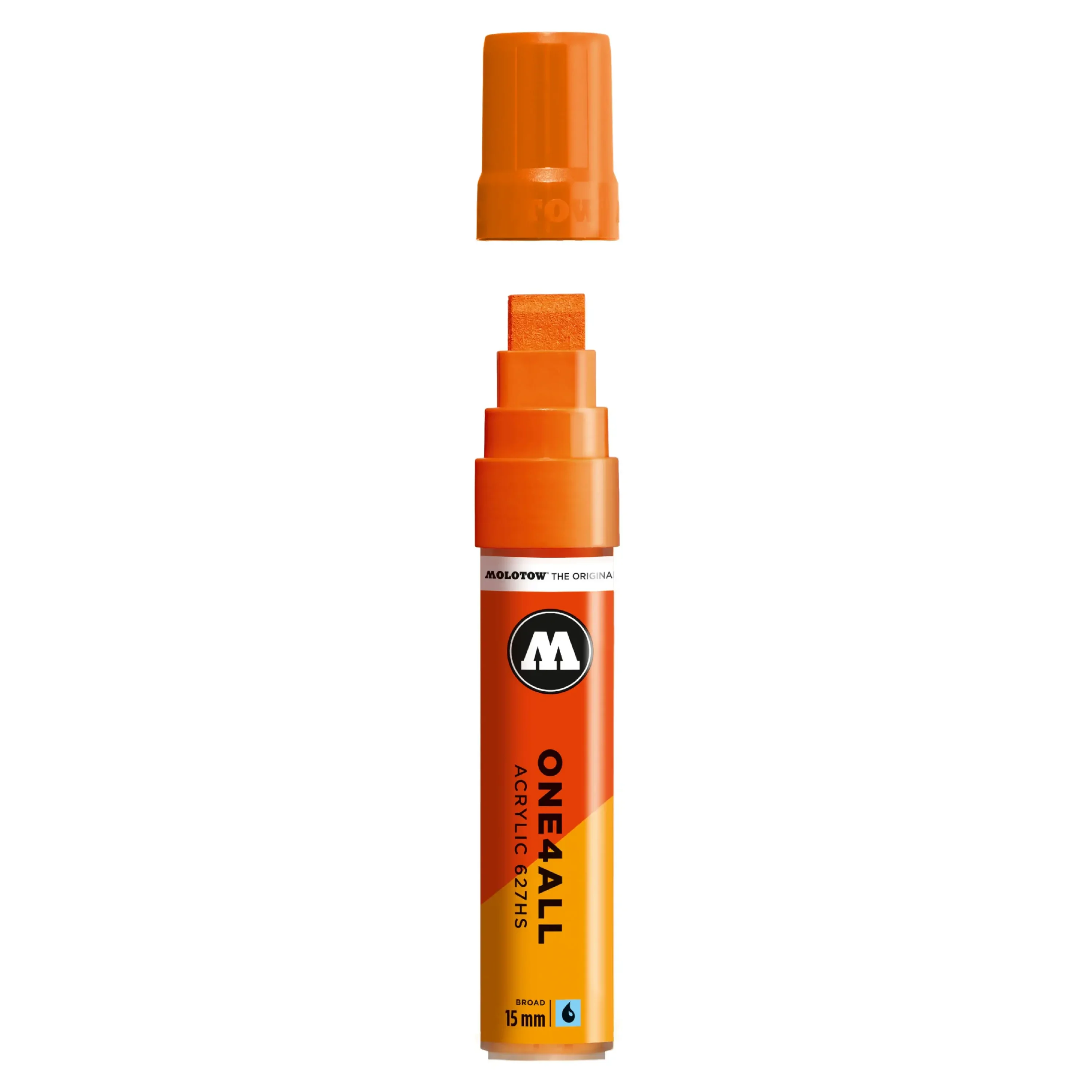 Molotow ONE4ALL 627HS Verfstift Dare Oranje - Acrylmarker 15 mm