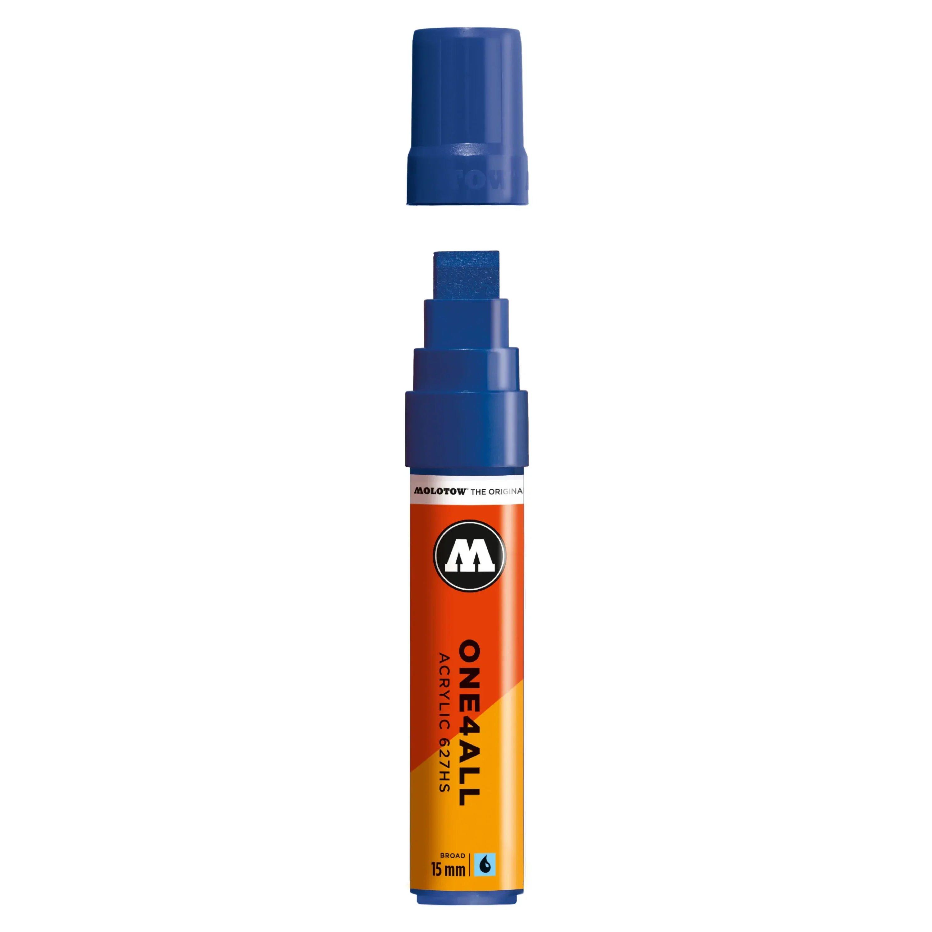 Molotow ONE4ALL 627HS Verfstift Echt Blauw - Acrylmarker 15 mm