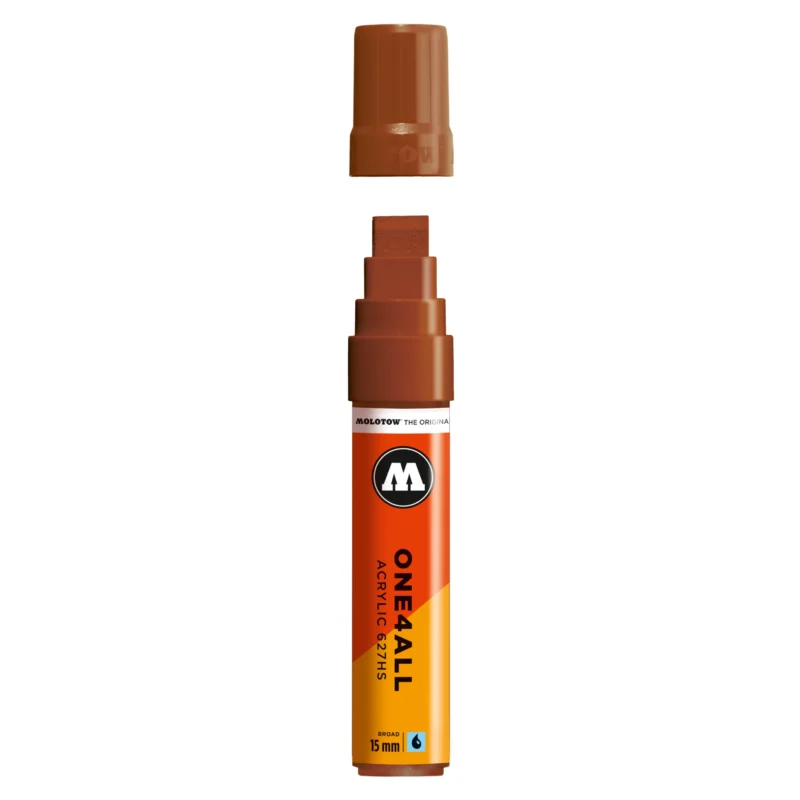 Molotow ONE4ALL 627HS Verfstift Hazelnoot Bruin - Acrylmarker 15 mm