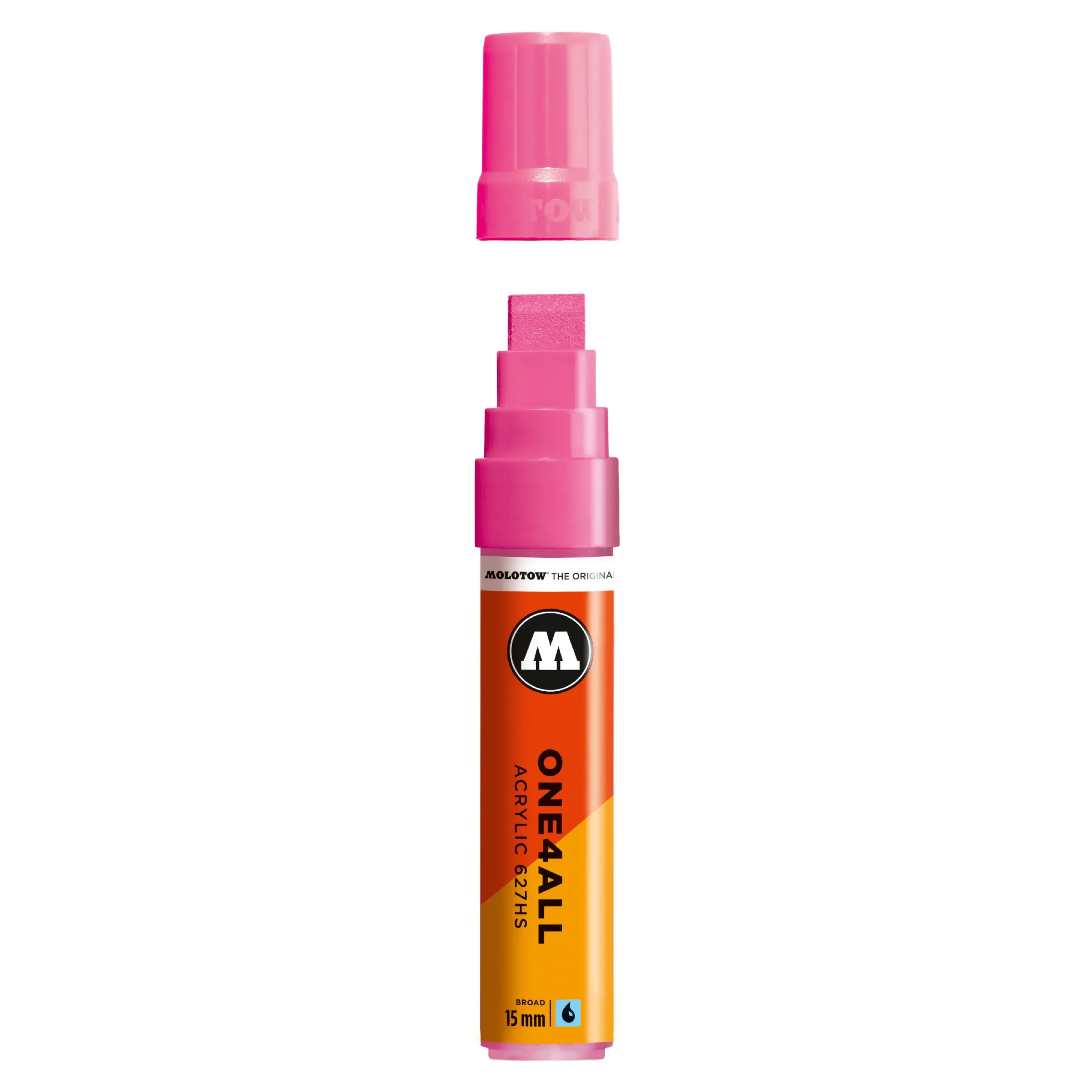Molotow ONE4ALL 627HS Verfstift Neon Roze - Acrylmarker 15 mm