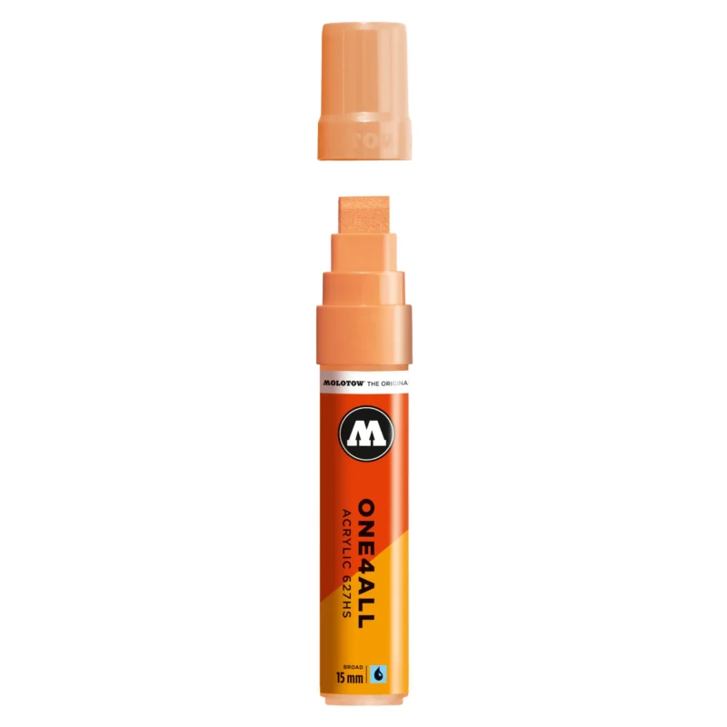 Molotow ONE4ALL 627HS Verfstift Perzik Pastel - Acrylmarker 15 mm