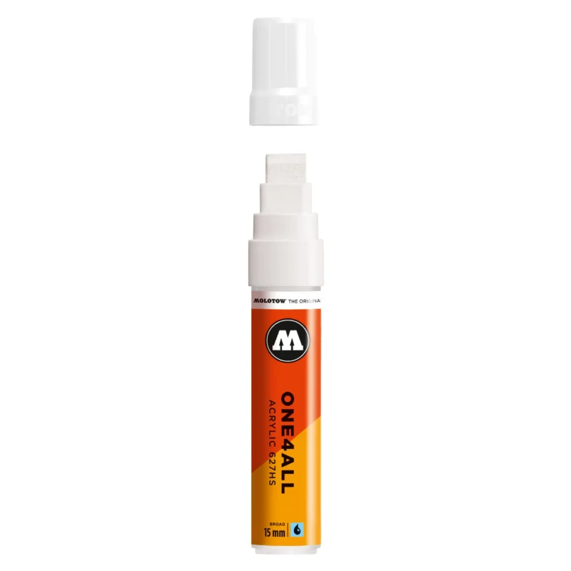 Molotow ONE4ALL 627HS Verfstift Signaal Wit - Acrylmarker 15 mm