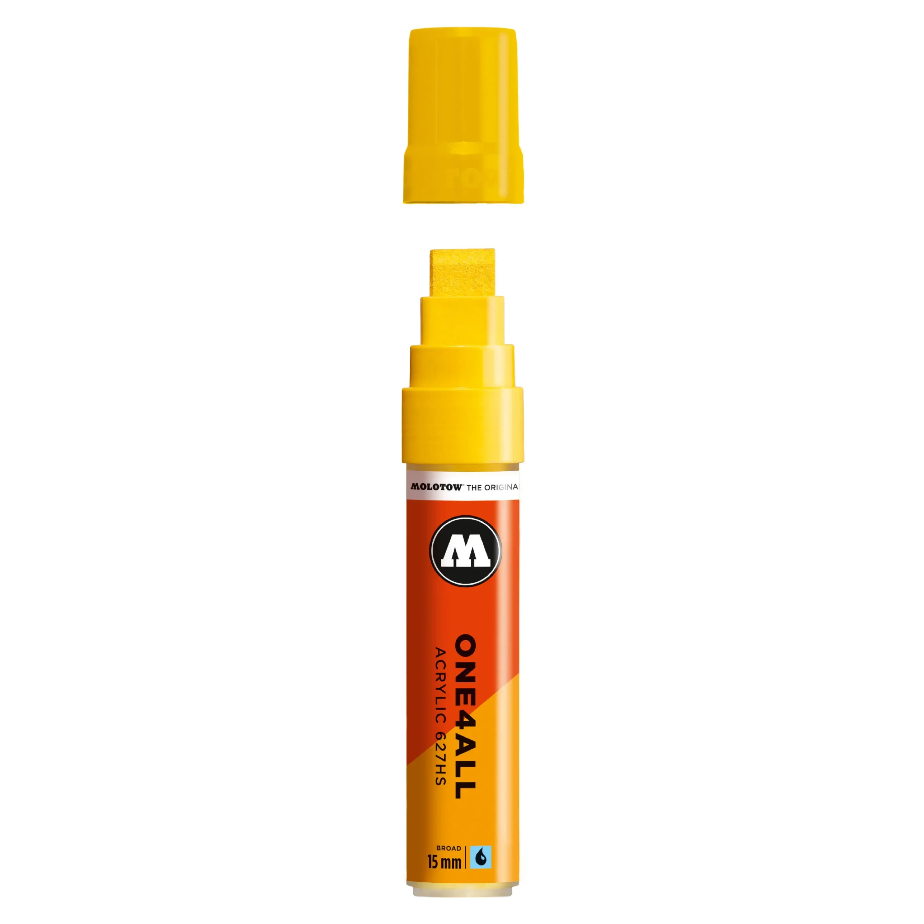 Molotow ONE4ALL 627HS Verfstift Zink Geel - Acrylmarker 15 mm