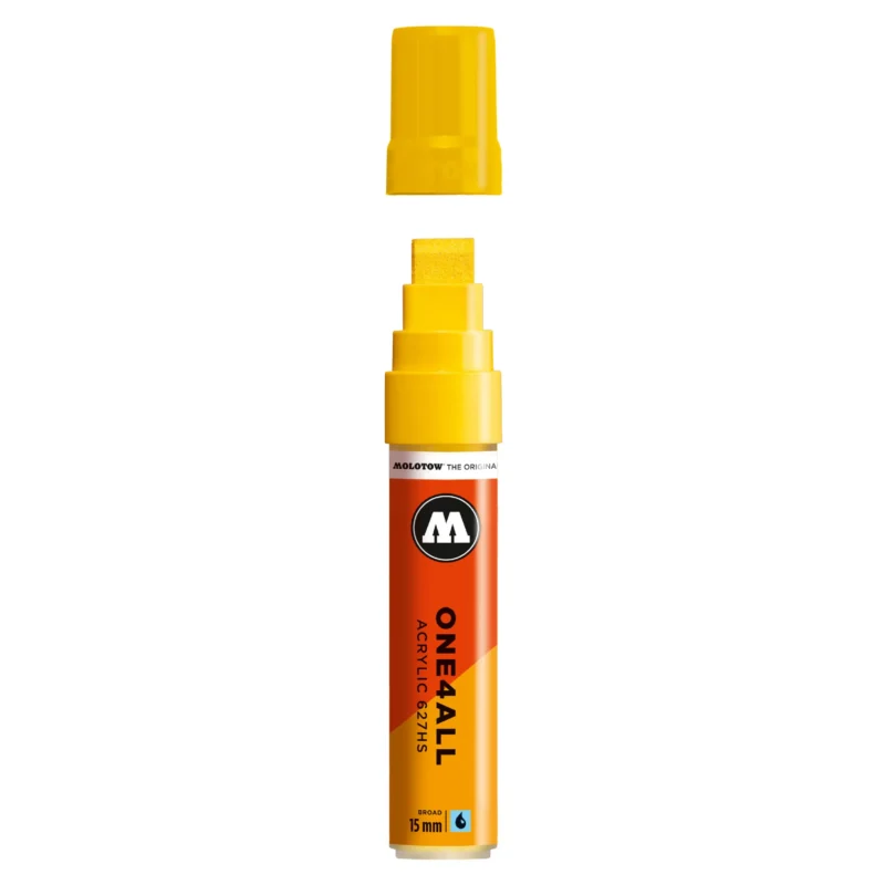 Molotow ONE4ALL 627HS Verfstift Zink Geel - Acrylmarker 15 mm
