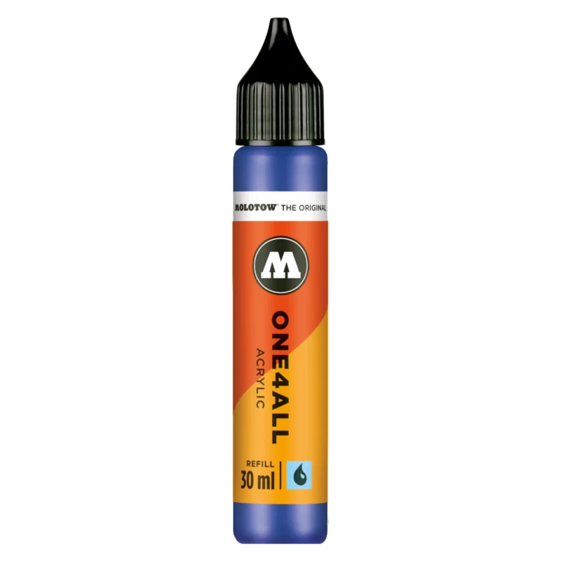 Molotow ONE4ALL Acryl Navulinkt Echt Blauw - 30 ml