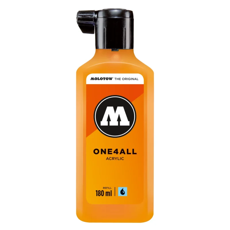 Molotow ONE4ALL Acryl Navulinkt Licht Oranje - 180 ml