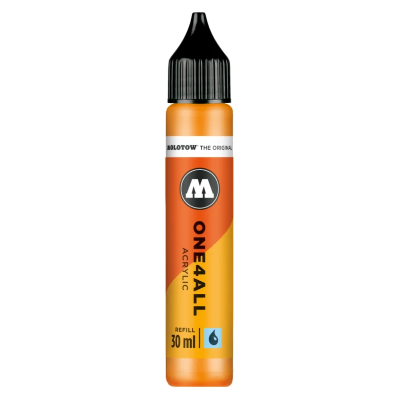 Molotow ONE4ALL Acryl Navulinkt Licht Oranje - 30 ml
