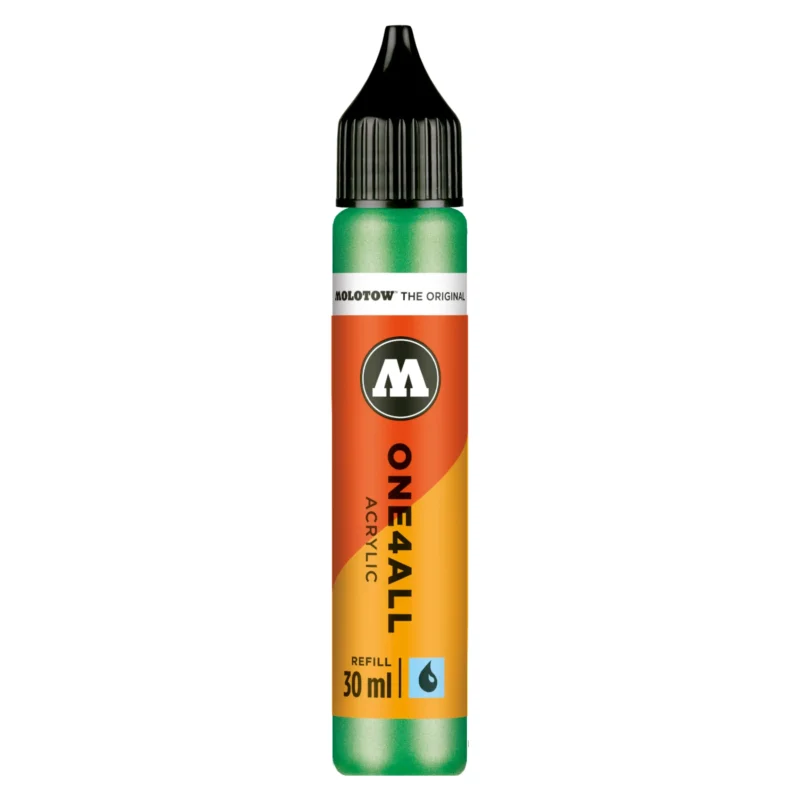 Molotow ONE4ALL Acryl Navulinkt Metallic Licht Groen - 30 ml