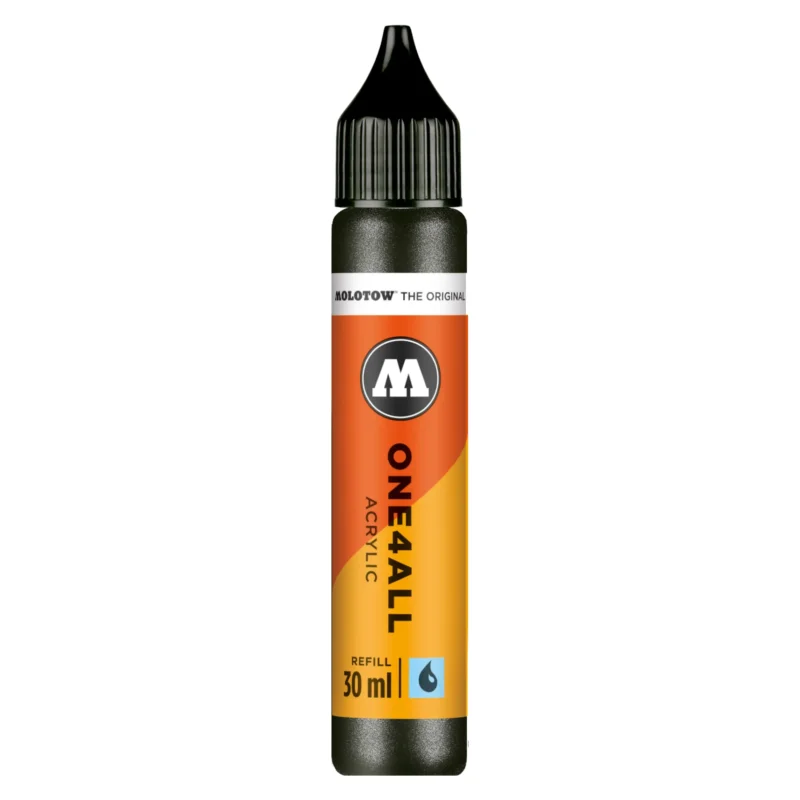 Molotow ONE4ALL Acryl Navulinkt Metallic Zwart - 30 ml