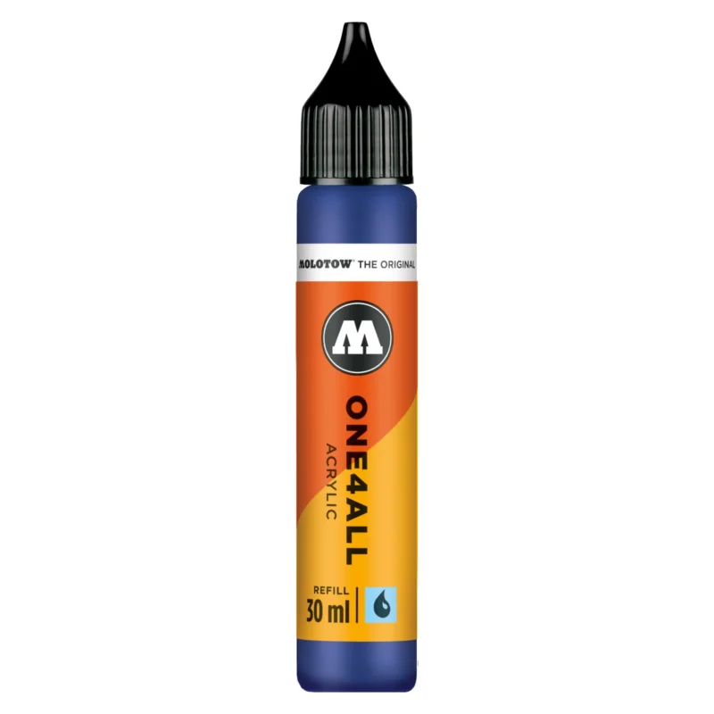 Molotow ONE4ALL Acryl Navulinkt Nacht Blauw - 30 ml