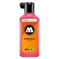 Molotow ONE4ALL Acryl Navulinkt Neon Rood Fluo - 180 ml