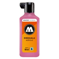 Molotow ONE4ALL Acryl Navulinkt Neon Roze - 180 ml