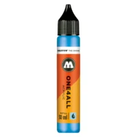 Molotow ONE4ALL Acryl Navulinkt Schock Blauw Midden - 30 ml