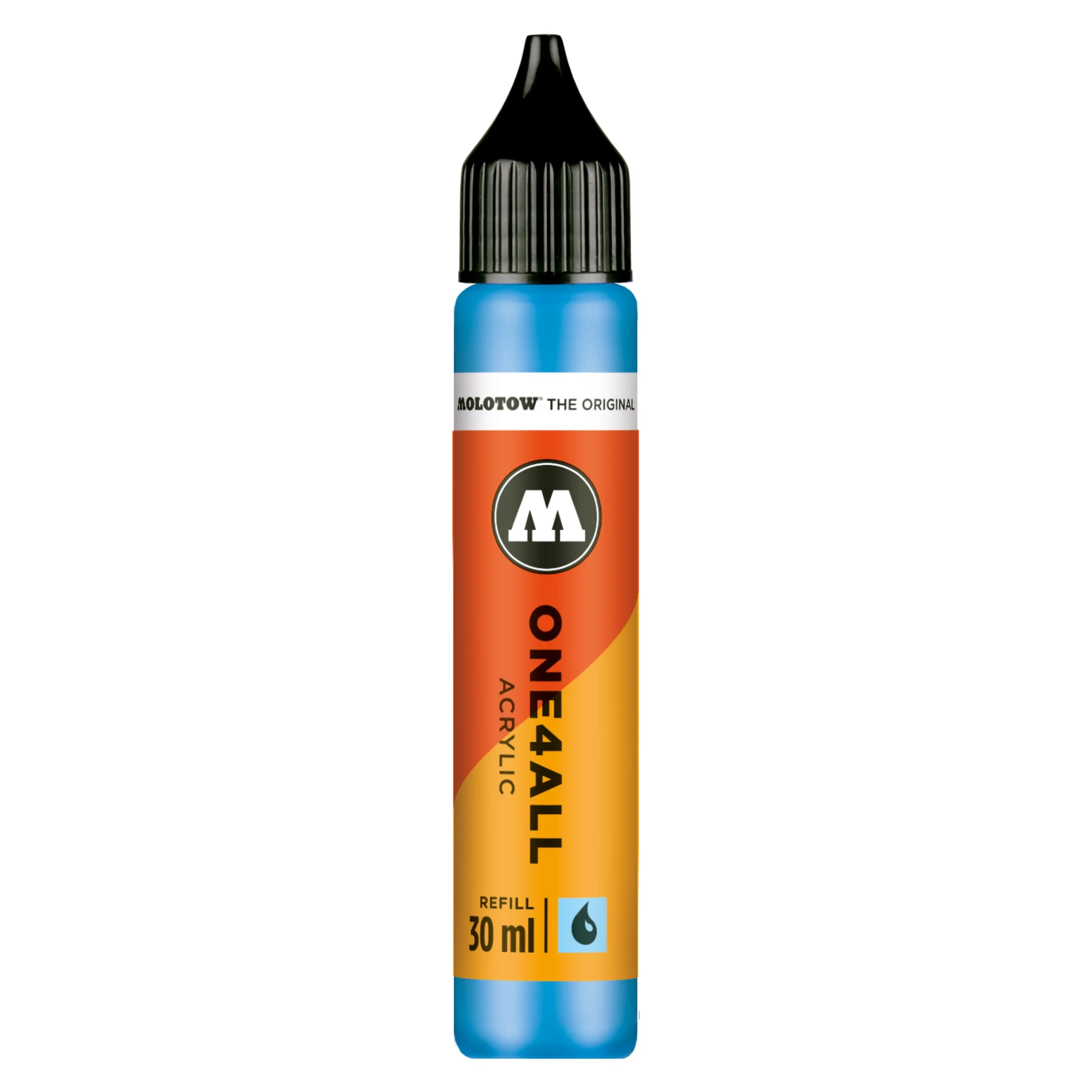 Molotow ONE4ALL Acryl Navulinkt Schock Blauw Midden - 30 ml