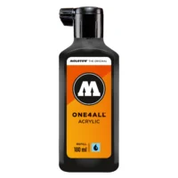 Molotow ONE4ALL Acryl Navulinkt Signaal Zwart - 180 ml