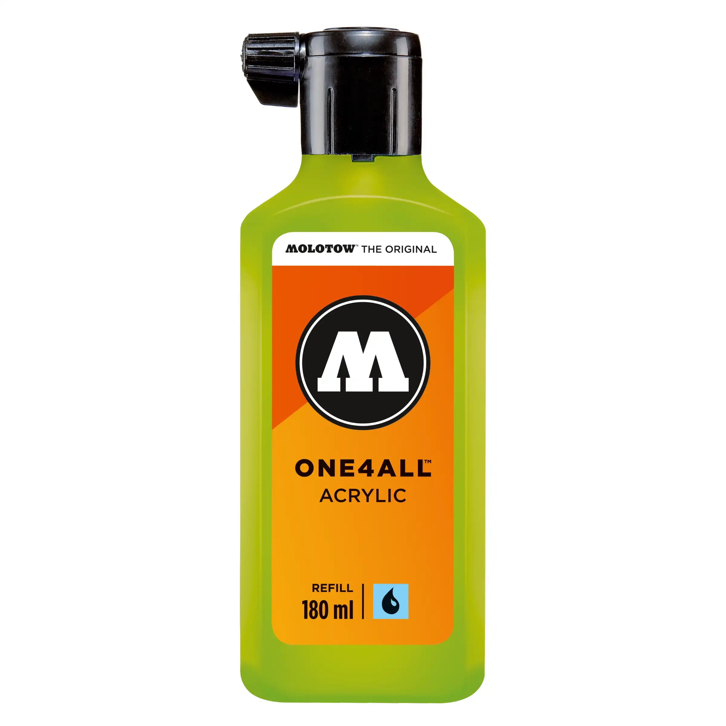 Molotow ONE4ALL Acryl Navulinkt Sprinkhaan Groen - 180 ml