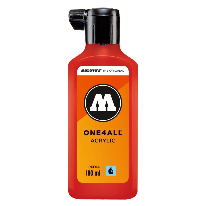 Molotow ONE4ALL Acryl Navulinkt Verkeer Rood - 180 ml