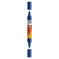Molotow ONE4ALL TWIN Verfstift Echt Blauw - Acrylmarker 1,5 en 4 mm