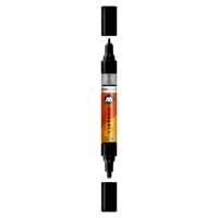 Molotow ONE4ALL TWIN Verfstift Glanzend Zwart - Acrylmarker 1,5 en 4 mm