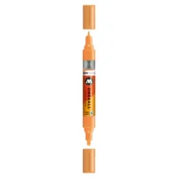 Molotow ONE4ALL TWIN Verfstift Goudvis - Acrylmarker 1,5 en 4 mm