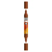 Molotow ONE4ALL TWIN Verfstift Hazelnoot Bruin - Acrylmarker 1,5 en 4 mm