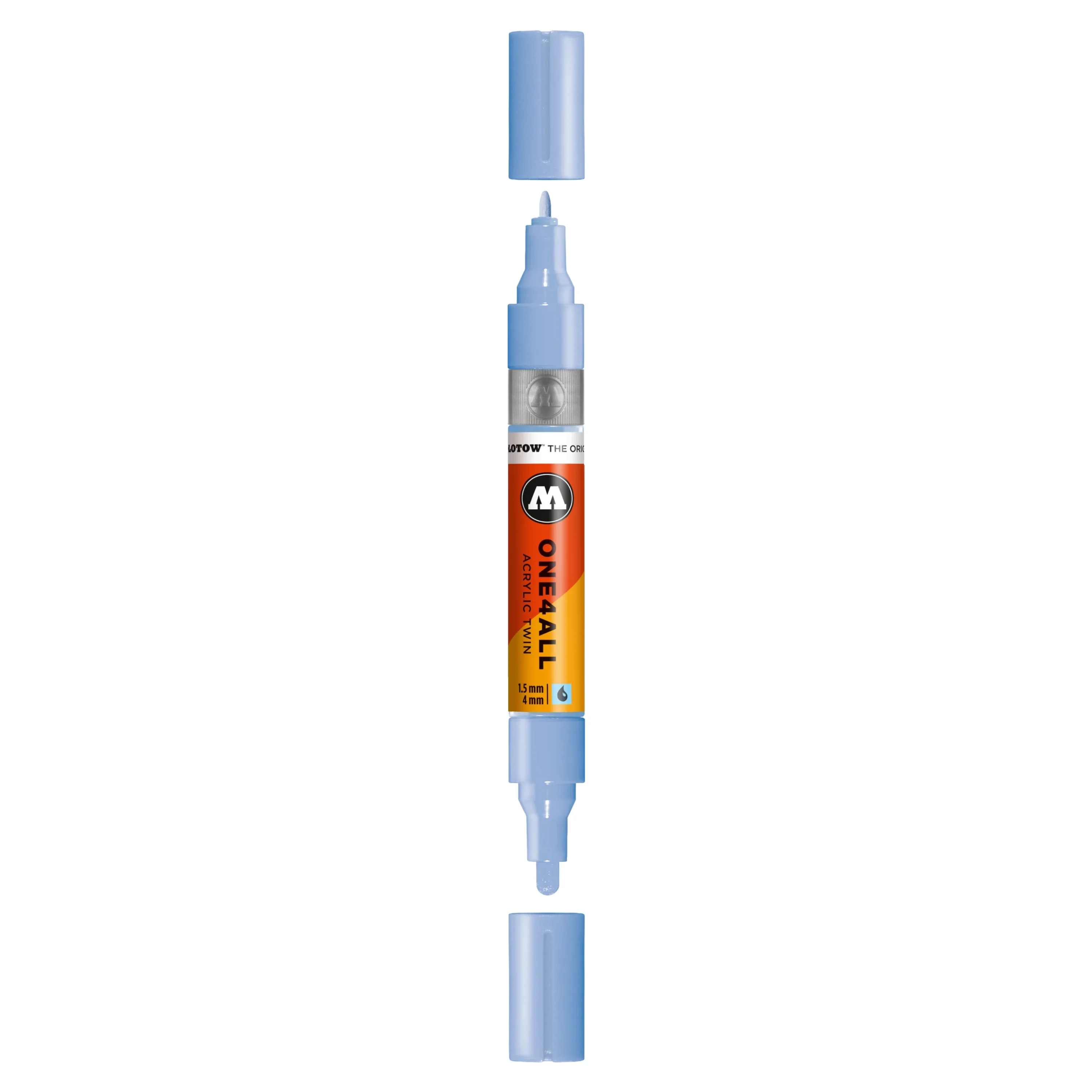 Molotow ONE4ALL TWIN Verfstift Keramisch Licht Pastel - Acrylmarker 1,5 en 4 mm